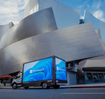Mobile  LED Billboard Truck Advertising,  Walt Disney Hall Events 4