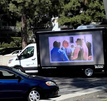 Mobile LED Billboard Truck Advertising 8