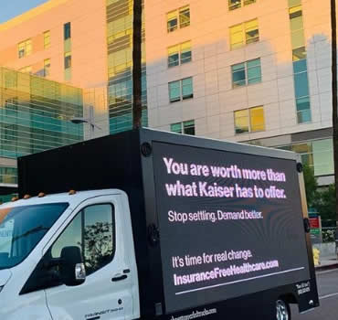 Mobile LED Billboard Truck Advertising, Walt Disney Hall Events