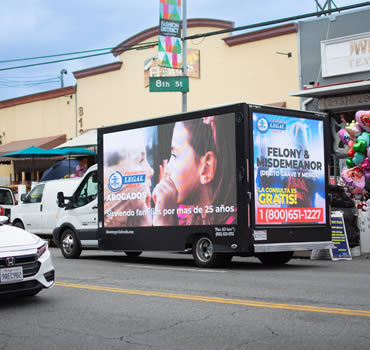 Mobile LED Truck Advertising