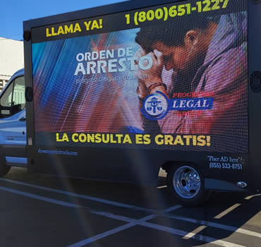 Mobile LED Billboard Truck Advertising, Walt Disney Hall Events