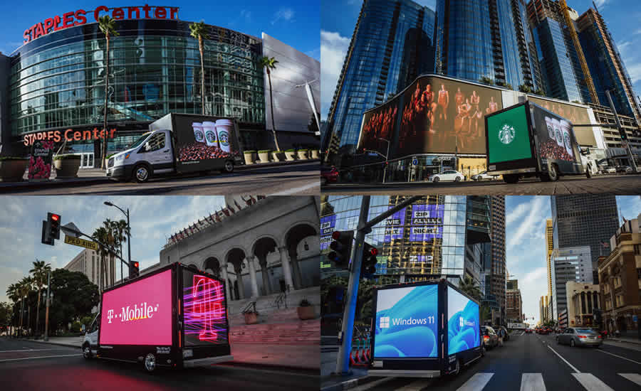 Mobile Advertising Truck in Los Angeles